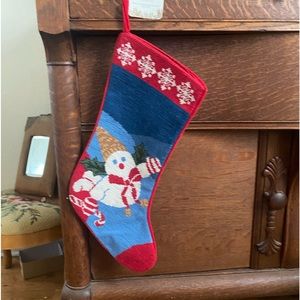 NWT Mr Bingle Needlepoint Stocking